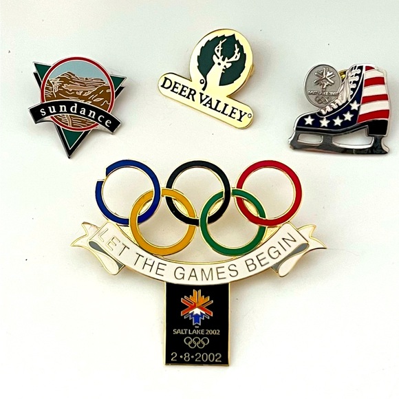 Ski and Skate Pins Utah Ski Sundance Deer Valley Salt Lake Winter Games 2002 - Picture 3 of 12